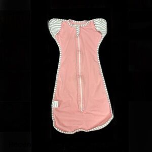 Cozy Pink and Gray Kids Sleep Sack